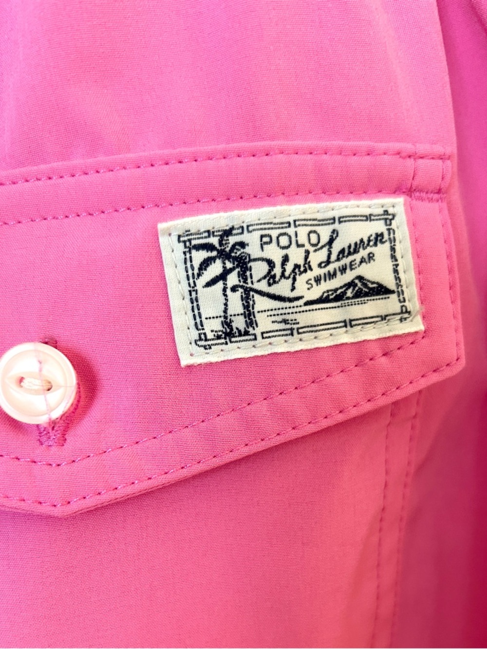 Ralph Lauren Men’s Pink Athletic Drawstring Shorts Sz.M - Picture 5 of 5